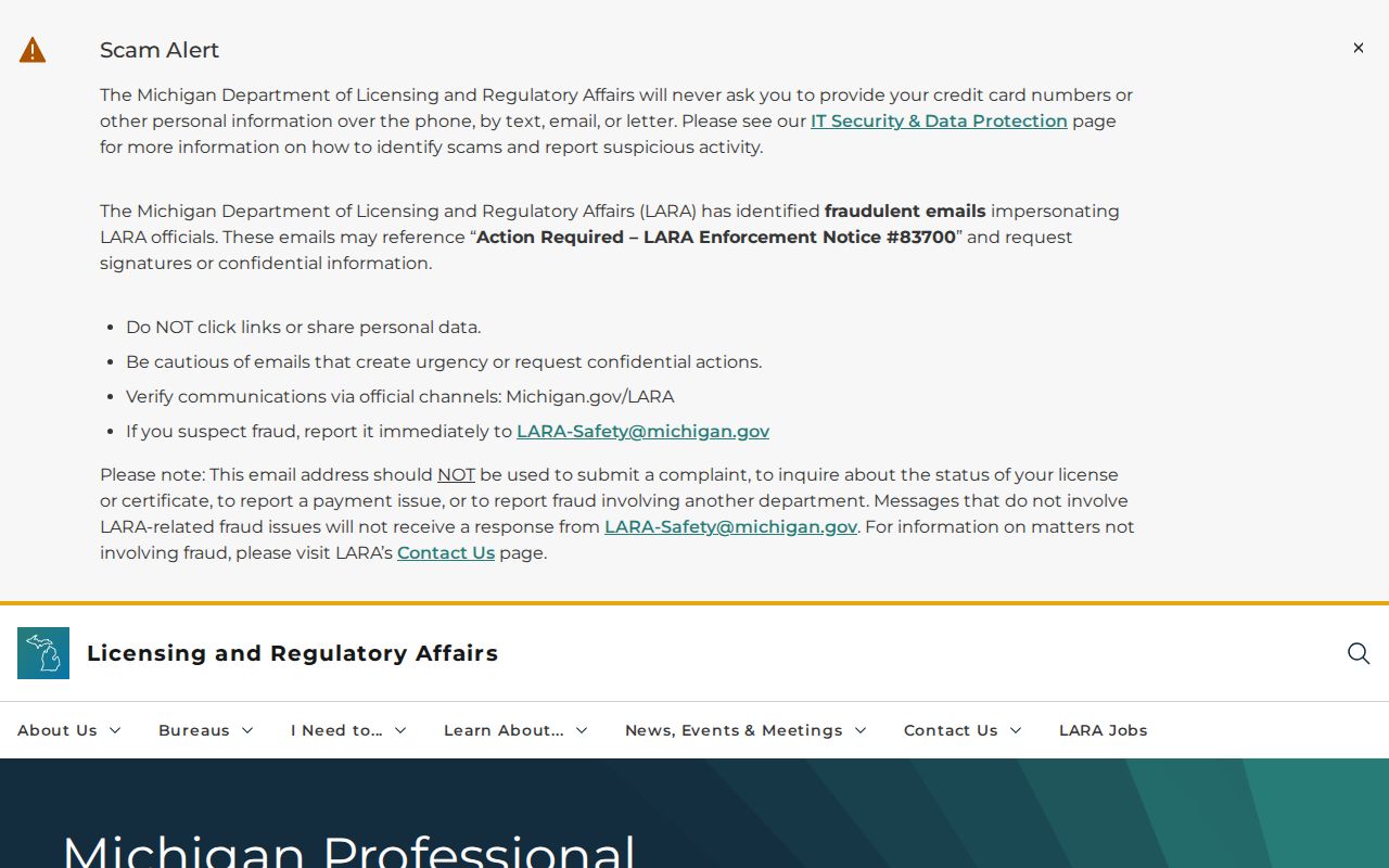 Marquette resident lookup MiPLUS professional license portal