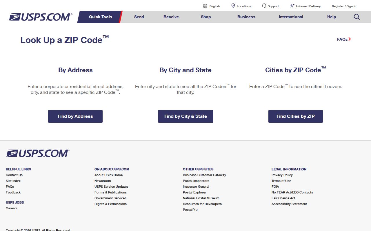 Marquette ZIP code directory USPS lookup page